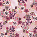 RK Imperial Collection - Graceful Cranes - 23508-416 Pearl Pink - Cotton Fabric
