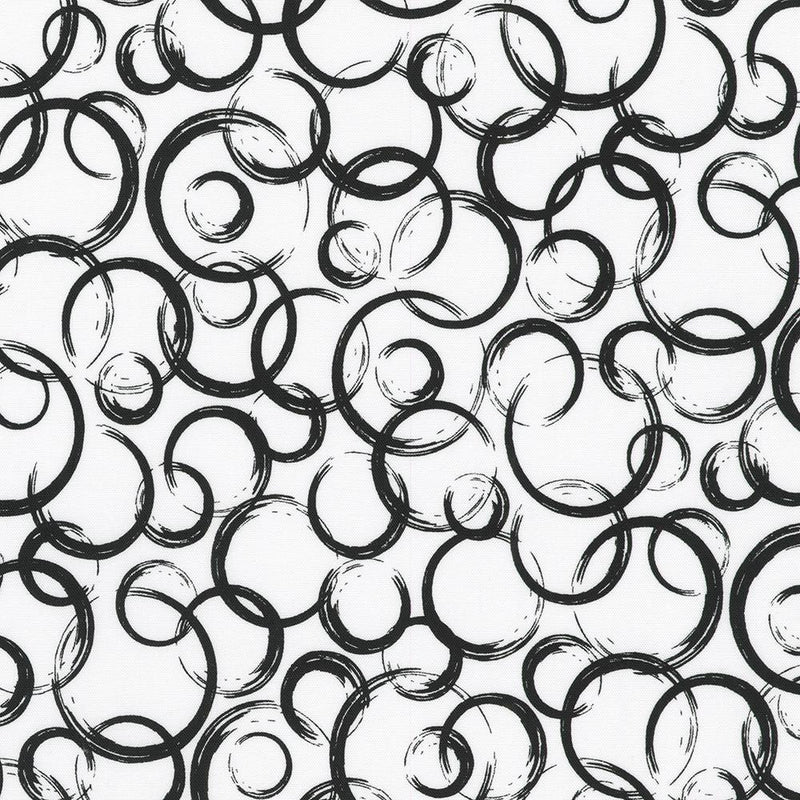 RK Inkwell - 23180-1 White - Cotton Fabric