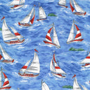 RK Island Paradise - 4238D1-1 Navy - Cotton Fabric