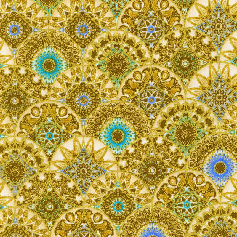 RK Jaikumari 21741-133 Gold - Cotton Fabric