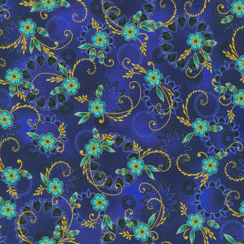 RK Jaikumari 21745-74 Sapphire - Cotton Fabric