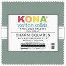 RK Kona Cotton Charm Squares April 2025 - CHS-1259-42 - Pre-cut