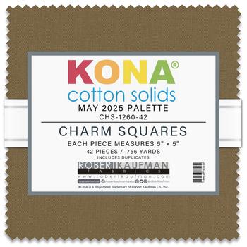 RK Kona Cotton Charm Squares May 2025 - CHS-1260-42 - Pre-cut