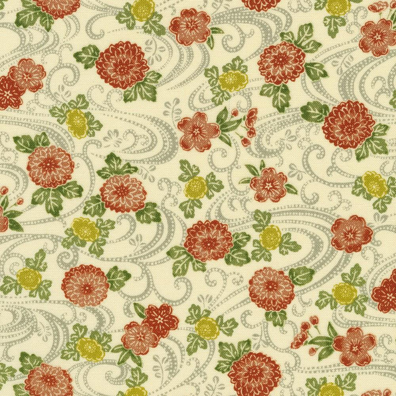 RK Kyoto Gardens - SB-83062D1-1 Natural - Cotton Fabric