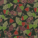 RK Kyoto Gardens - SB-83064D1-5 Black - Cotton Fabric