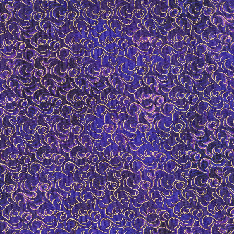 RK Mixed Metallics - 23067-17 Iris - Cotton Metallic Fabric