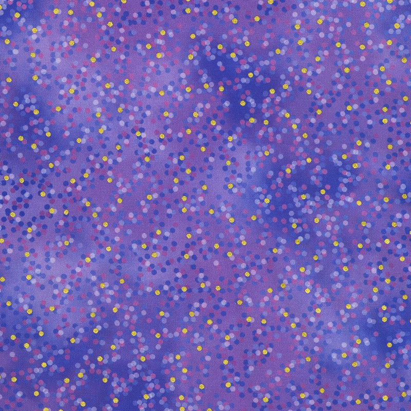 RK Mixed Metallics - 23069-22 Violet - Cotton Metallic Fabric