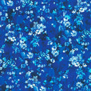 RK Painterly Petals - Valley - 23402-394 Blue Yonder - Cotton Fabric