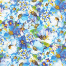 RK Painterly Petals - Valley - 23405-412 Dove - Cotton Fabric