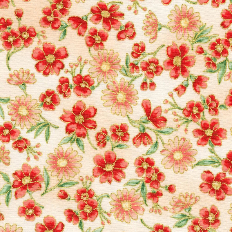 RK Poppy Hill 21860-104 Primrose - Cotton Novelty Fabric