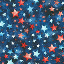 RK Stars And Stripes - 23430-4 Blue - Cotton Fabric
