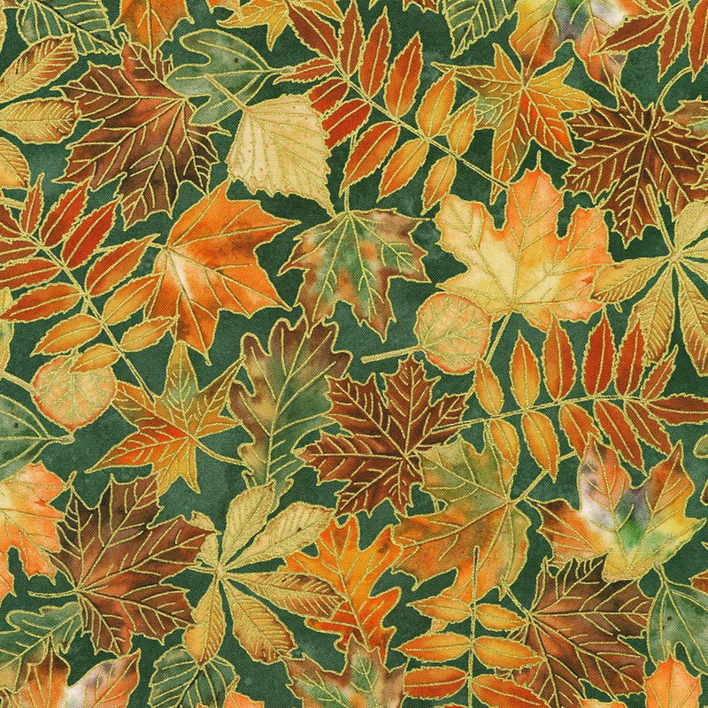 RK Warm Welcome - 22963-476 Balsam - Cotton Metallic Fabric