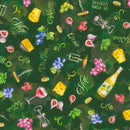 RK Wine Club 22091-43 Leaf - Cotton Novelty Fabric