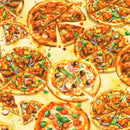RK Yummy Bites Pizza - 23294-116 Tomato - Cotton Fabric