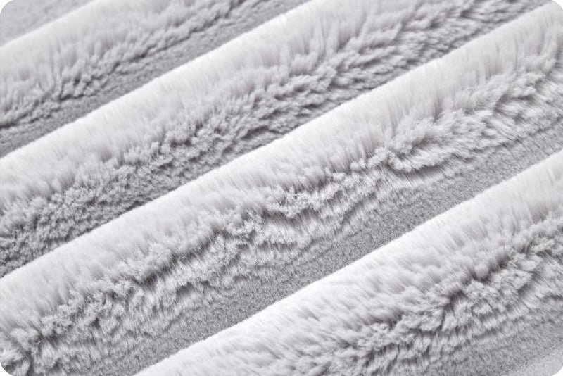 SFAB Solid Cuddle Luxe Bunny - SHALCBUNNY-SIL - Minky Fabric