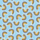 STUDIO E A Day at School - 7176-11 Lt Blue - Cotton Fabric
