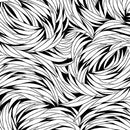 STUDIO E All or Nothing Medium Swirl - 8230-09 Black/White - Cotton Fabric