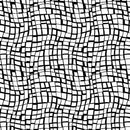STUDIO E All or Nothing Wavy Grid - 8225-09 Black/White - Cotton Fabric