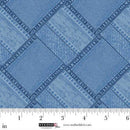 STUDIO E American Spirit Denim Patch - 8787-77 Blue - Cotton Fabric