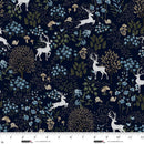 STUDIO E Ashdown Forest - 8403-77 Midnight Blue - Cotton Fabric