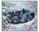 STUDIO E Cozy Panel - 9618-SNOW - Cotton Fabric