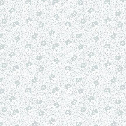 STUDIO E Cream & Sugar XII - 8009-01 White/White - Cotton Fabric