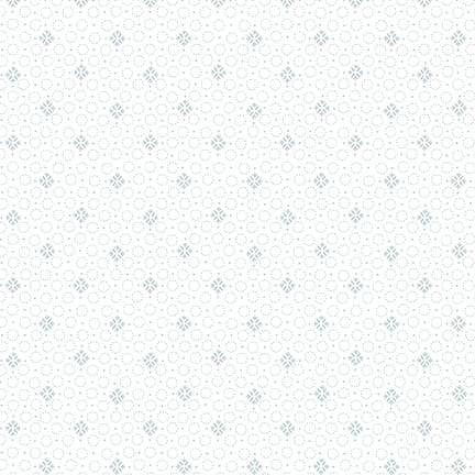 STUDIO E Cream & Sugar XII - 8010-01 White/White - Cotton Fabric