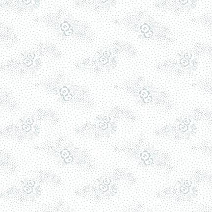 STUDIO E Cream & Sugar XII - 8013-01 White/White - Cotton Fabric