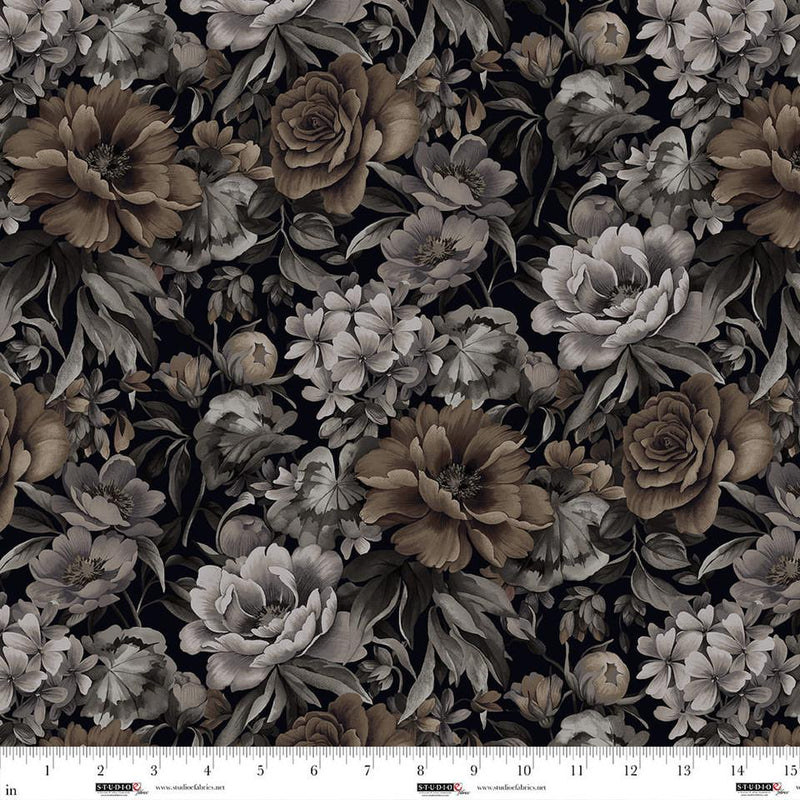 STUDIO E Field of Seams: Bittersweet - 8546-39 Bittersweet - Cotton Fabric