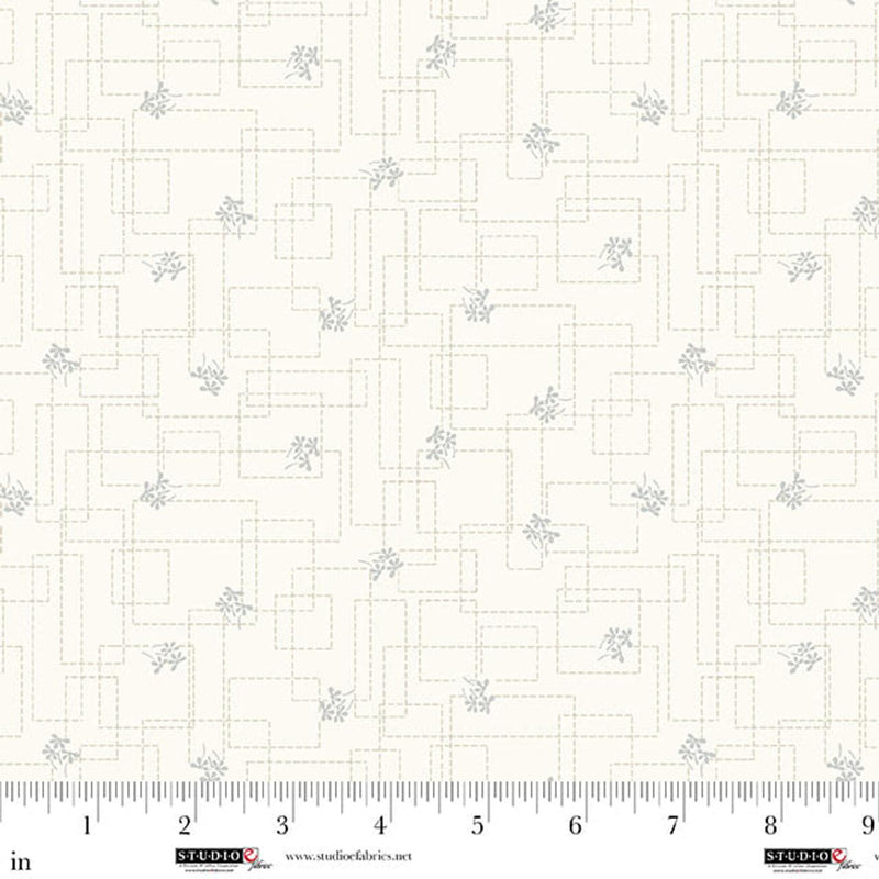 STUDIO E Field of Seams: Bittersweet - 8550-14 Steamed Milk - Cotton Fabric