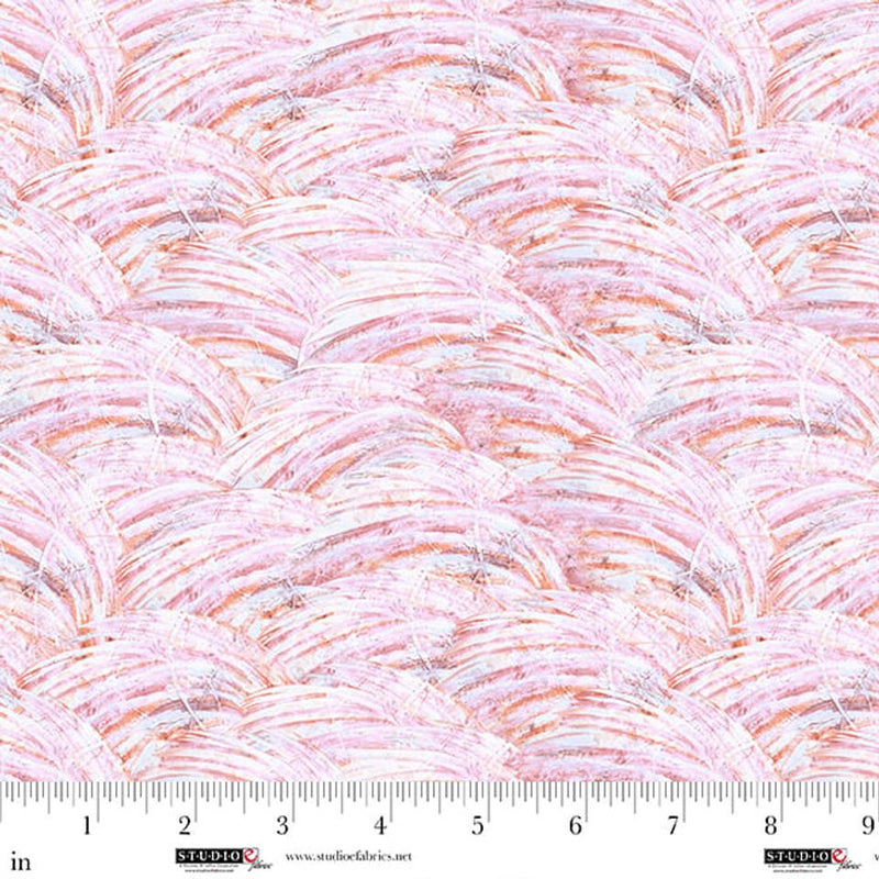 STUDIO E Flamingo Fling Flamingo Feathers - 8491-21 Blush - Cotton Fabric