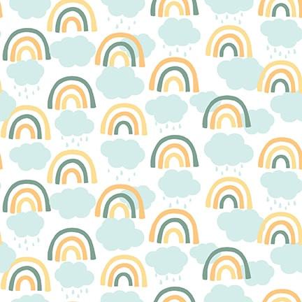 STUDIO E Hello Honey! - 7822-14 Blue/Yellow - Cotton Fabric