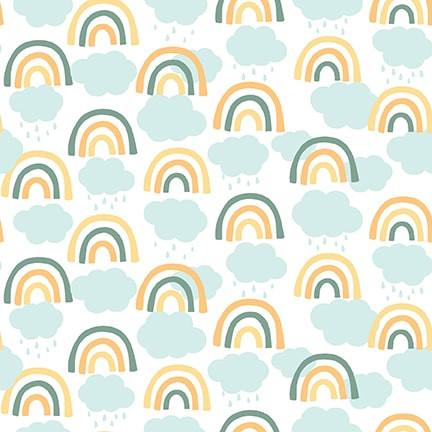 STUDIO E Hello Honey! - 7822-14 Blue/Yellow - Cotton Fabric