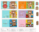 STUDIO E Huggable & Loveable Book Panel - 8181P-01 Multi - Cotton Fabric