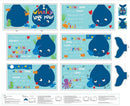 STUDIO E Huggable & Loveable XV Book Panel - 8836BP-01 Multi - Cotton Fabric