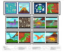 STUDIO E Little Library Book Panel - 4898BP-01 Multi - Cotton Fabric