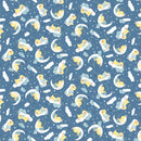 STUDIO E Lucky Duck - 8976-72 Ocean - Cotton Fabric
