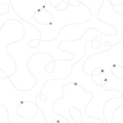 STUDIO E More Spaced Out - 7759-09 Gray - Cotton Fabric