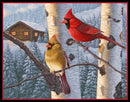 STUDIO E Perfect Pair Panel - 49001-SNOW  - Cotton Fabric