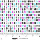 STUDIO E Sweet Licorice - 8799-09 White - Cotton Fabric