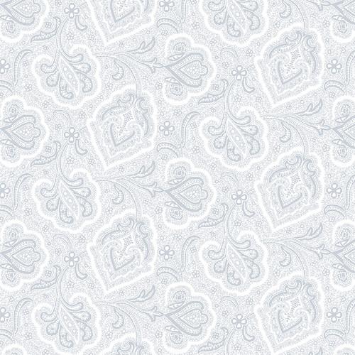 STUDIO E Touch Of White 108" - 7726-01 White/White - Cotton Fabric