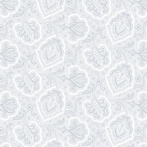 STUDIO E Touch Of White 108" - 7726-01 White/White - Cotton Fabric