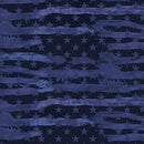 SYK Camo Flag - 1341NAVY - Cotton Fabric