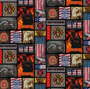 SYK Firefighter - 1339FF - Cotton Fabric