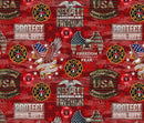 SYK Firefighter Camo - 1338FF - Cotton Fabric