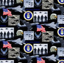 SYK Military Airforce - 021-2AF - Cotton Fabric