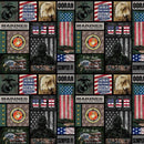 SYK Military Marines - 1339M - Cotton Fabric