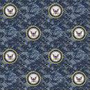 SYK Military US Navy - 1554N Navy  - Cotton Fabric