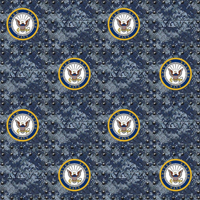 SYK Military US Navy - 1554N Navy  - Cotton Fabric