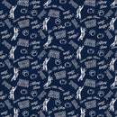 SYK NCAA-Penn State Mini Stadium Logo -  PS1389 - Cotton Fabric